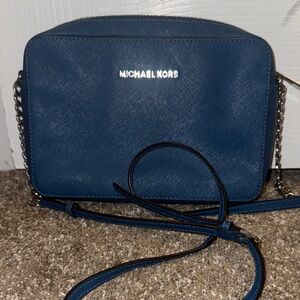 Michael Kors Navy Crossbody Bag